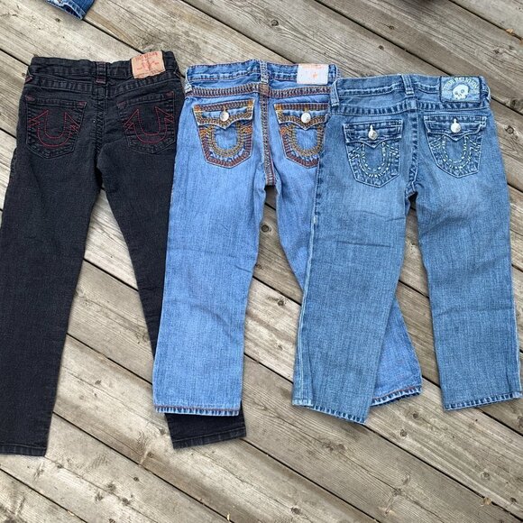LOT OF 3 Vintage True Religion Jeans - Picture 2 of 7